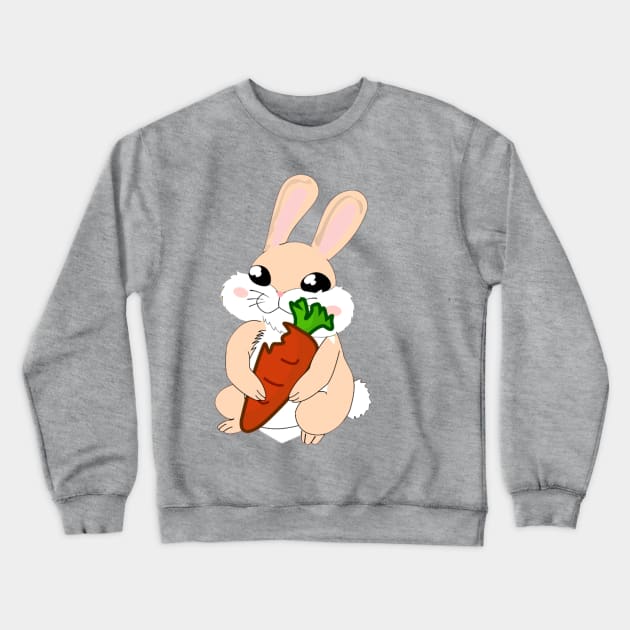 RABBIT MOM Crewneck Sweatshirt by Nahlaborne